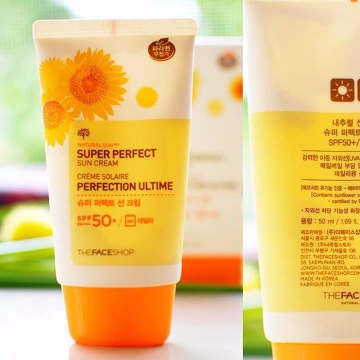 Kem chống nắng The Face Shop Super Perfect Sun Cream SPF50 50ml